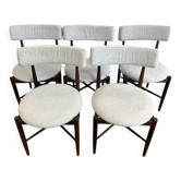 Chaises scandinaves en teck Gplan années 60’s