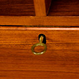 Danish Teak Highboard with Bar Compartment