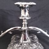 Candlestick in silver metal