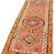 Turkish Handwoven Vintage Herki Kilim 103 cm x 351 cm