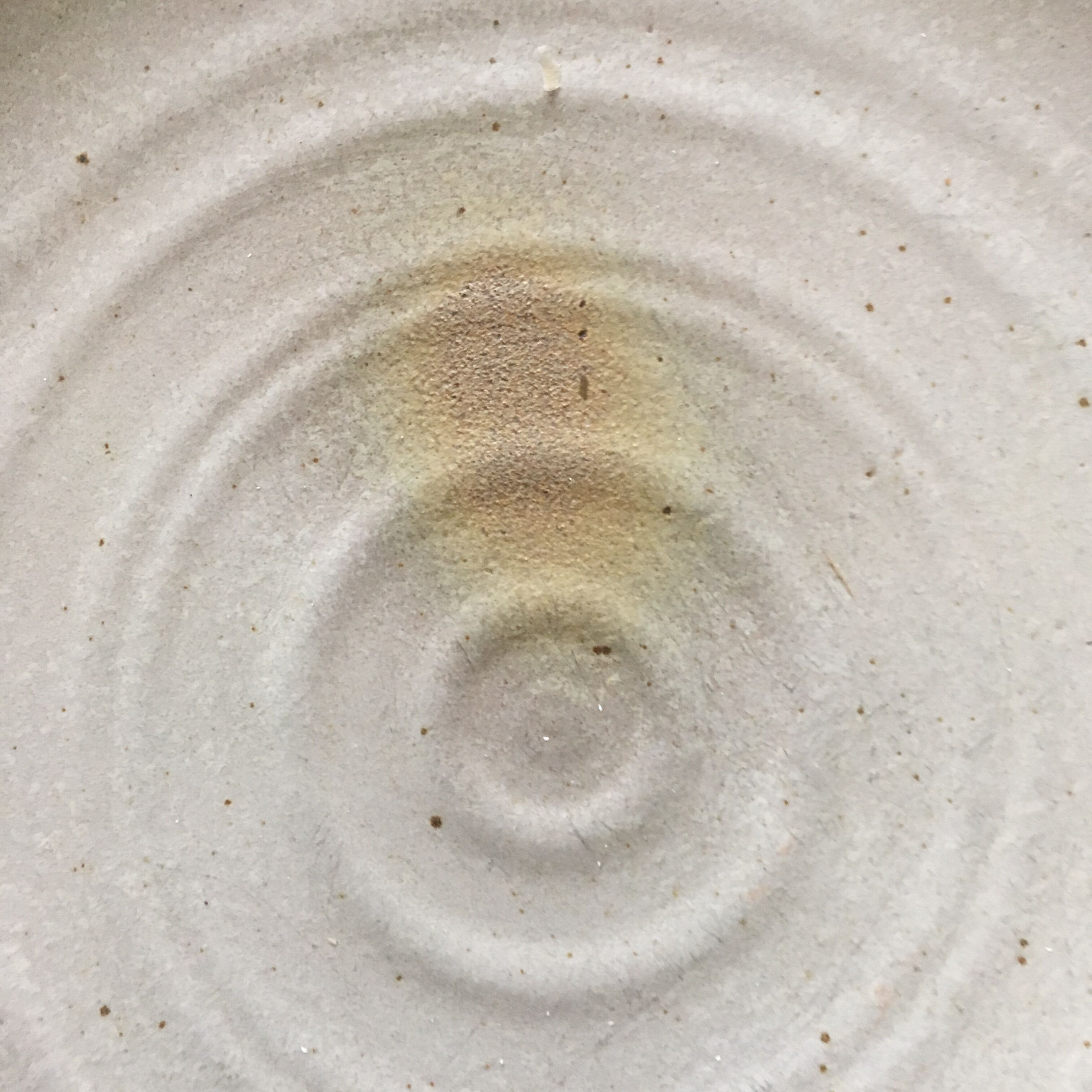 Brown stoneware plates