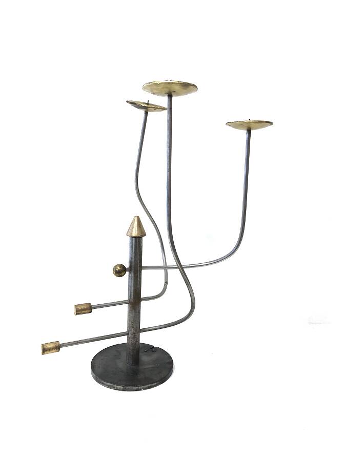 Bronze chandelier, German design, 20th century