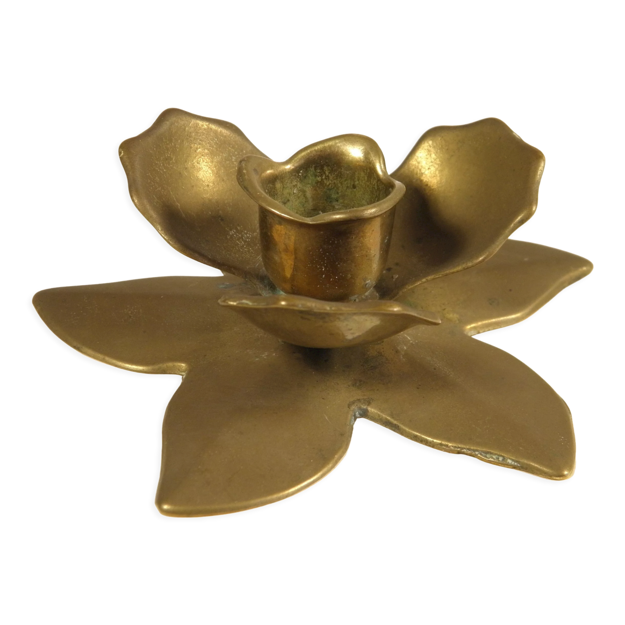 Brass candle holder
