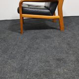 Fauteuil design danois en teck vintage par Komfort