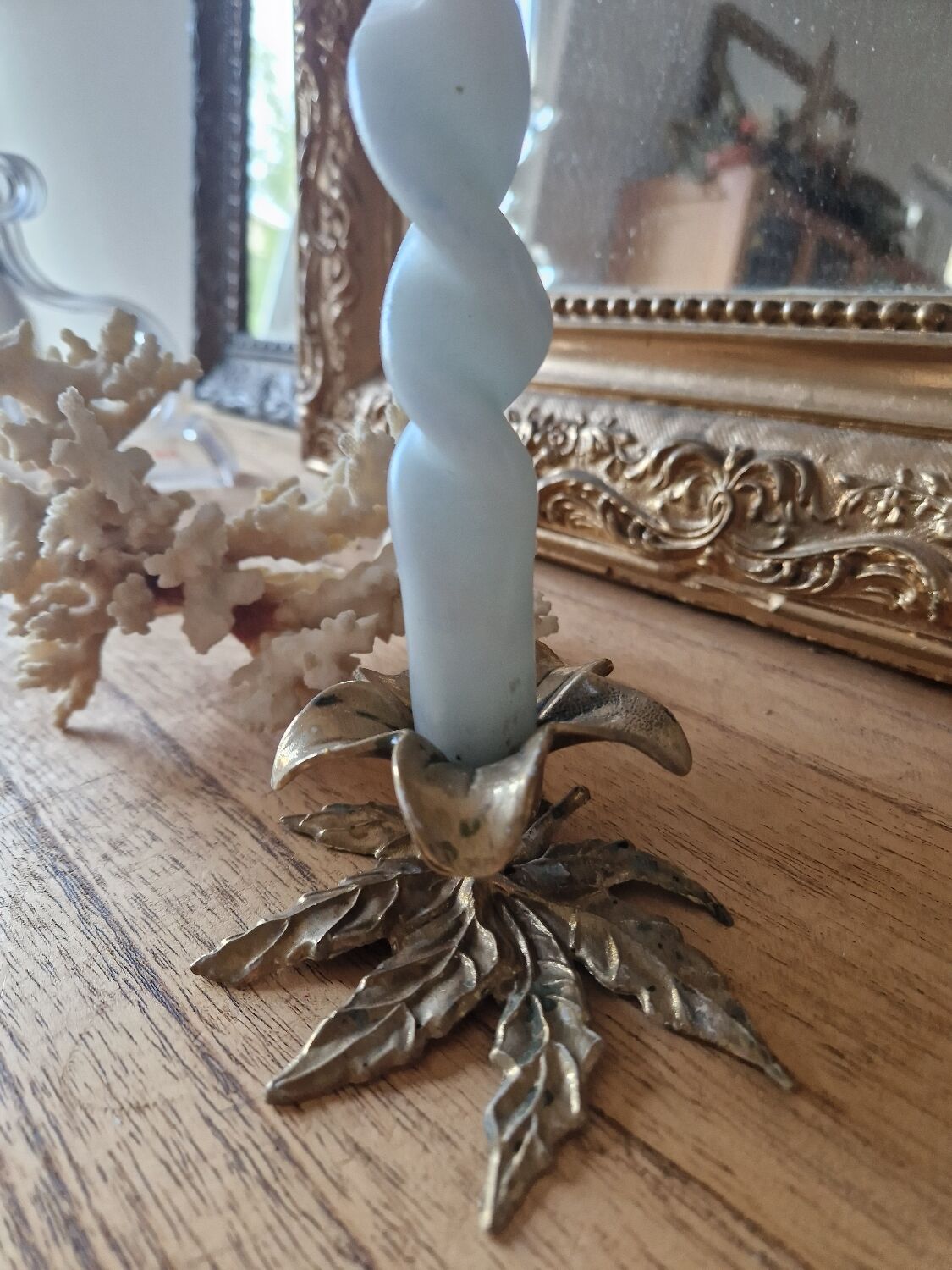 Vintage brass candlestick