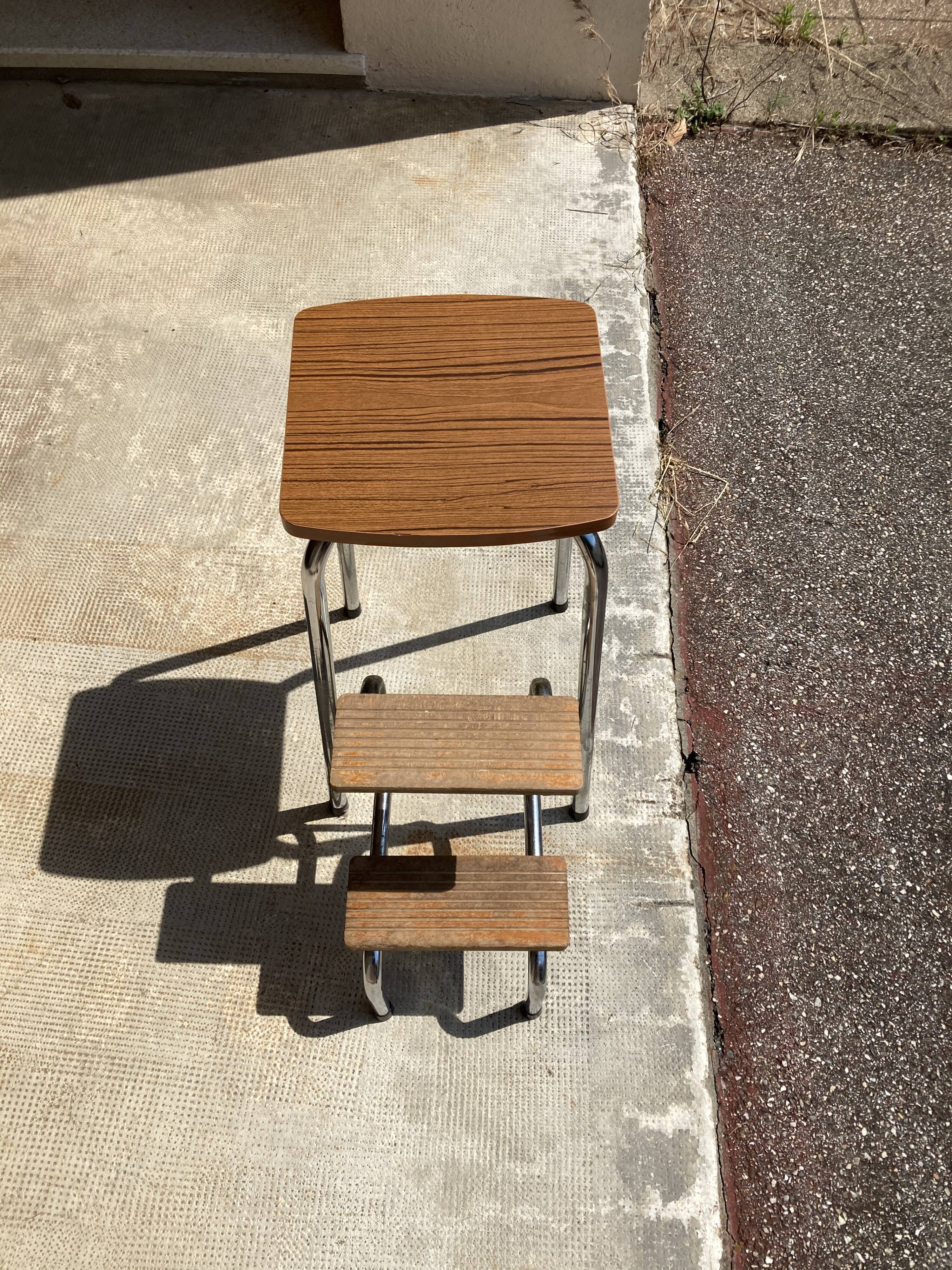 Escabeau Formica vintage