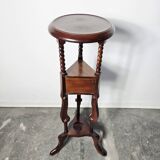 Elegant Victorian Mahogany Plant Stand / Side Table