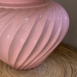 Vintage pink ceramic lamp
