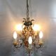 5-light cage chandelier