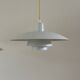 Vintage 2x Louis Poulsen PH4/3 + reflector - Poul Henningsen - Danish design lamp