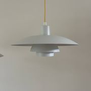 Vintage 2x Louis Poulsen PH4/3 + reflector - Poul Henningsen - Danish design lamp