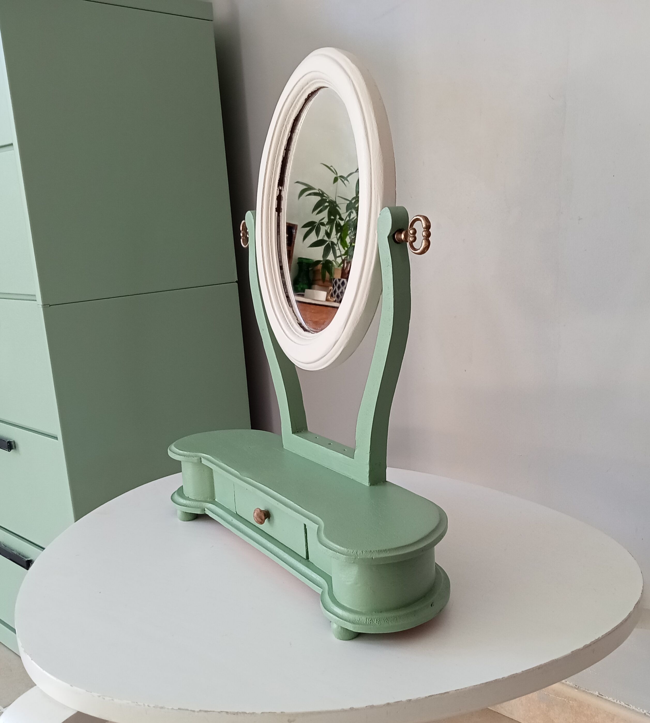 Vintage psyche table mirror 70s/80s