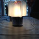 Chrome wall light with globe in Murano, year 70