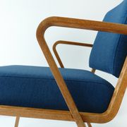 Pair of armchairs par Selman Selmanagic pour Veb Deutsche Werkstätten Hellerau