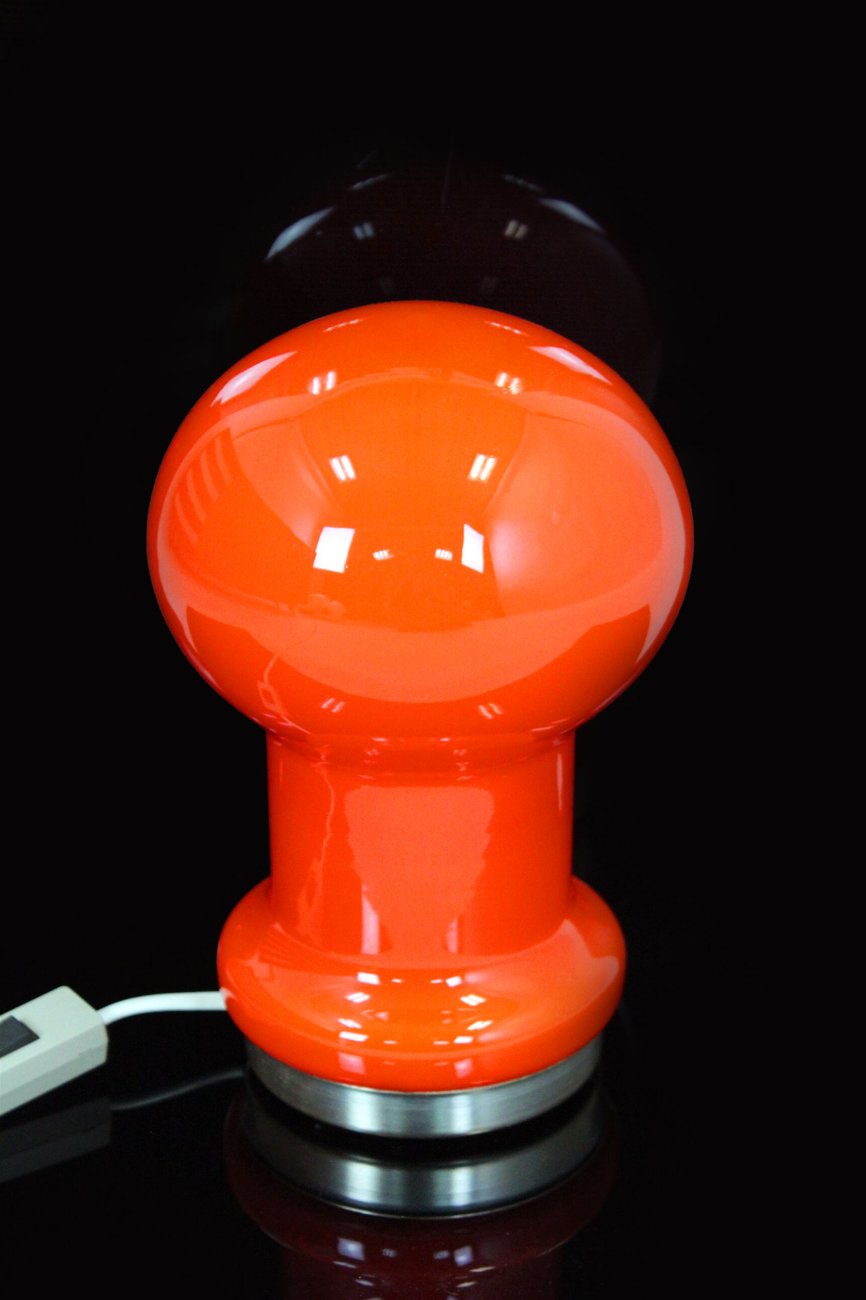 Mid-Century Glass Table Lamp from Osvětlovací Sklo, 1970s