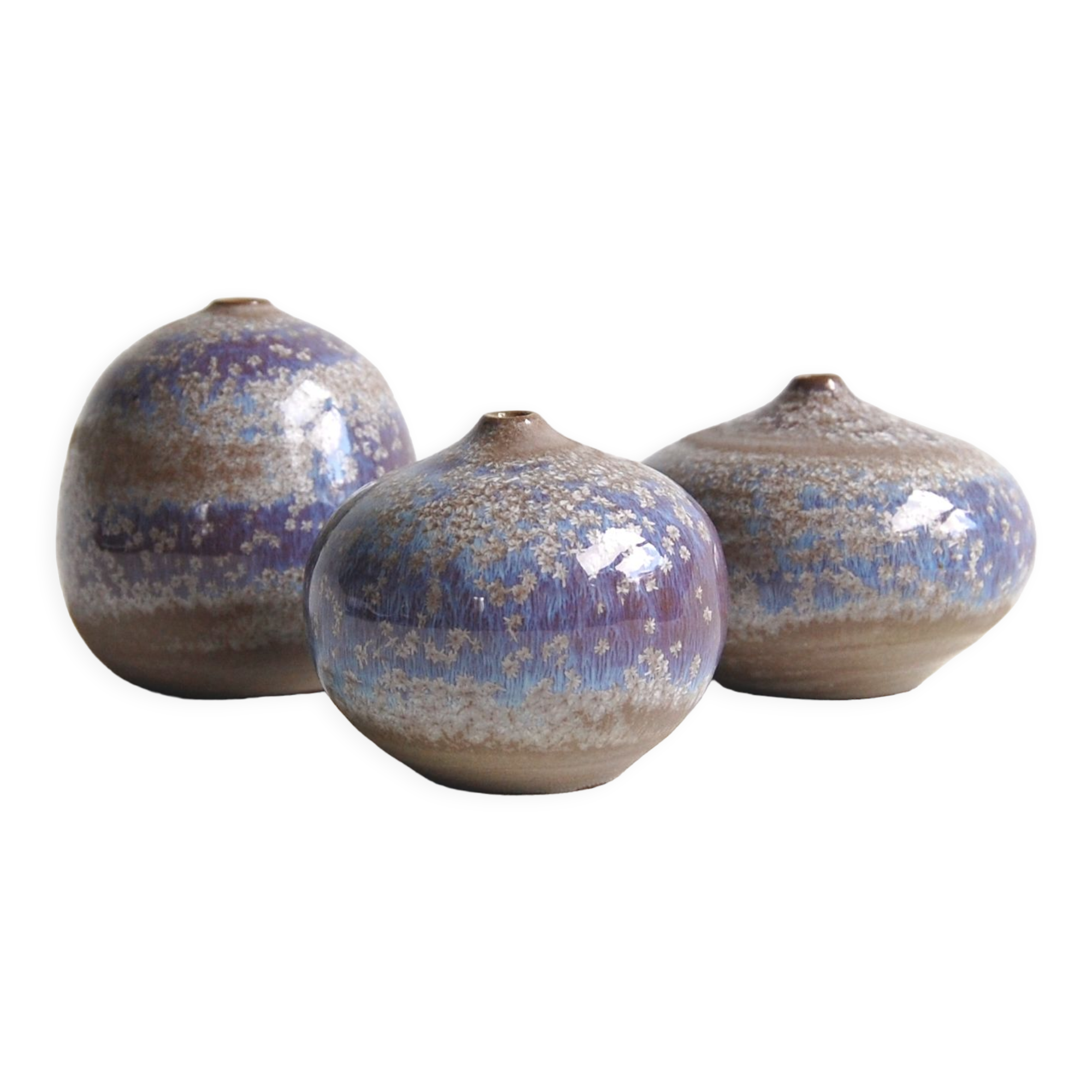 Trio de céramiques soliflores par Antonio Lampecco