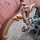 Louis XV style rock mirror in bronze  69x70cm
