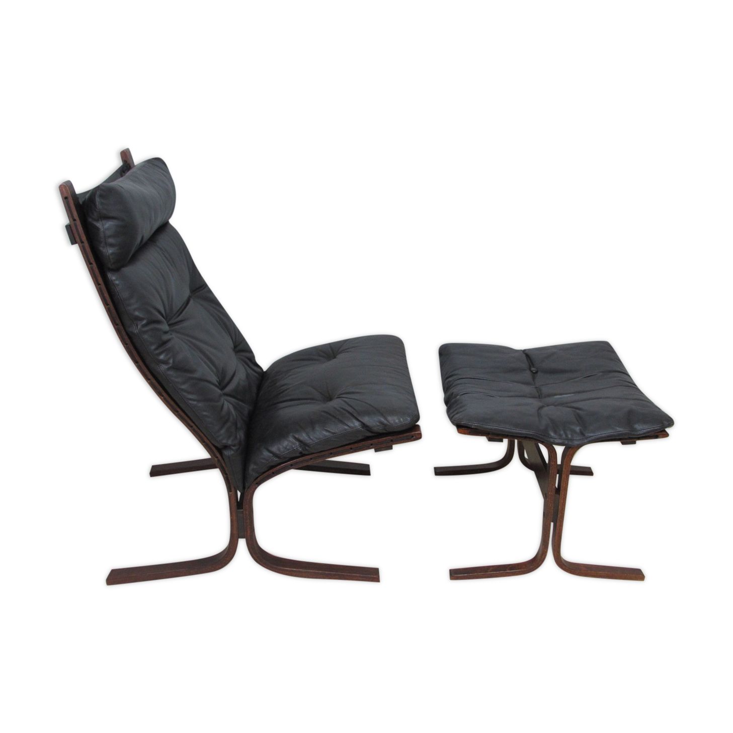 Siesta chair and footstool by Ingmar Relling for Westnova Norway - 1965