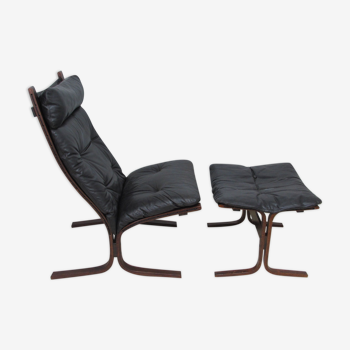 Siesta chair and footstool by Ingmar Relling for Westnova Norway - 1965