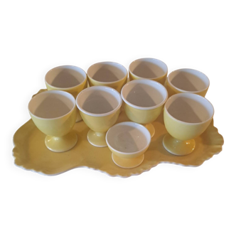 Limoges porcelain egg cups