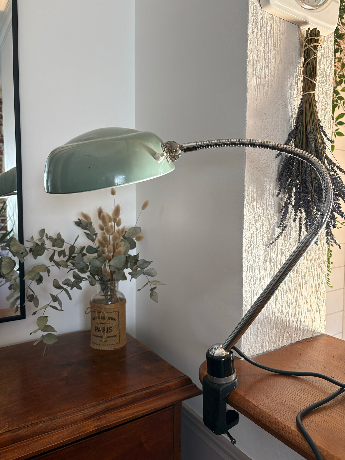 Vintage industrial workshop architect lamp