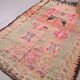 Pink vintage handmade moroccan rug 152 x 231 cm - Berber Wool Rug Antique
