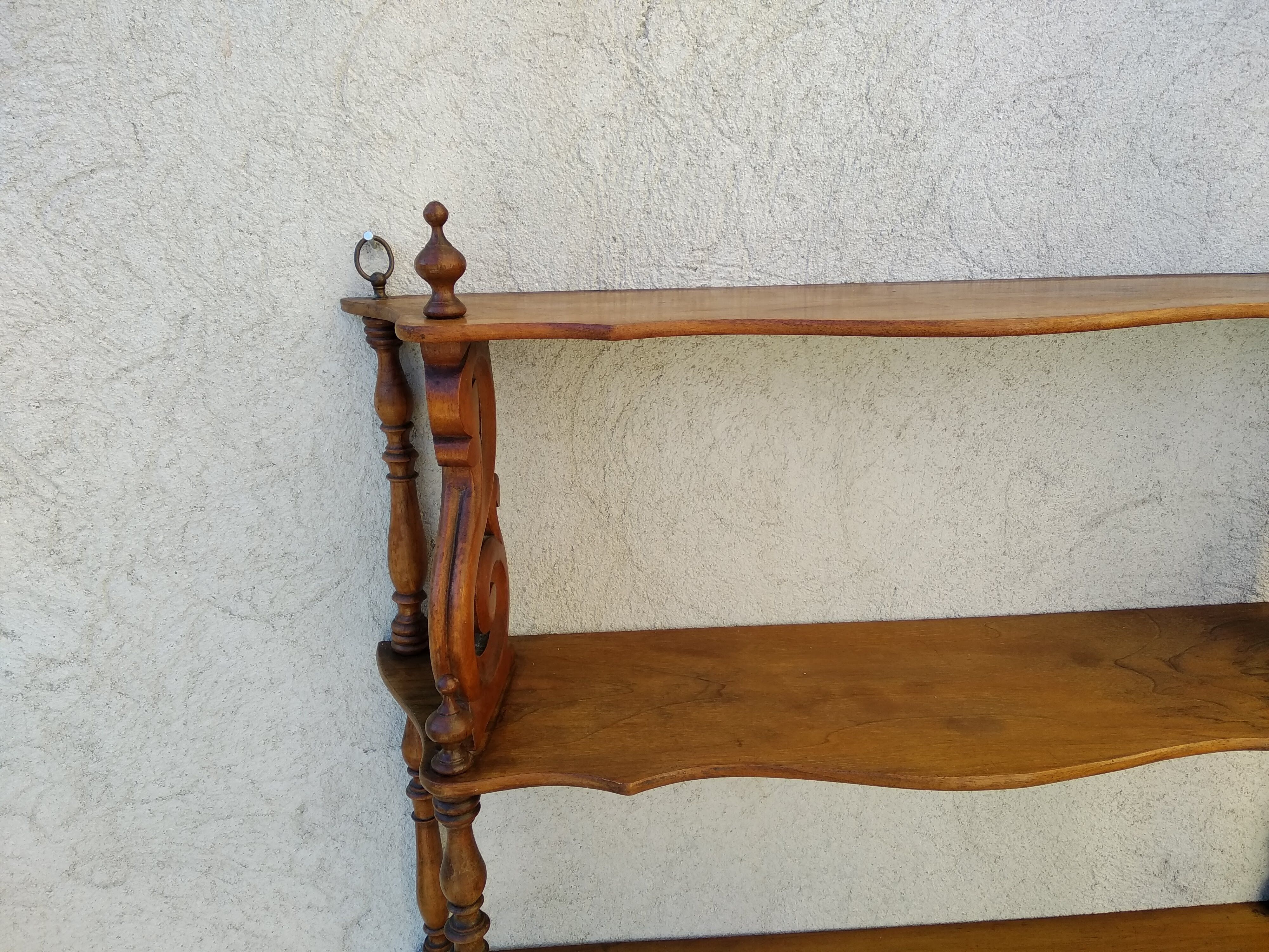 Wooden wall shelf xixith napoleon iii