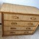 Commode en rotin vintage