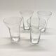 Set of modernist Bulle glasses by Roger Tallon for Daum, 1960s.