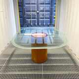 Tobia & Afra Scarpa - glass dining table "Tobia Alto"