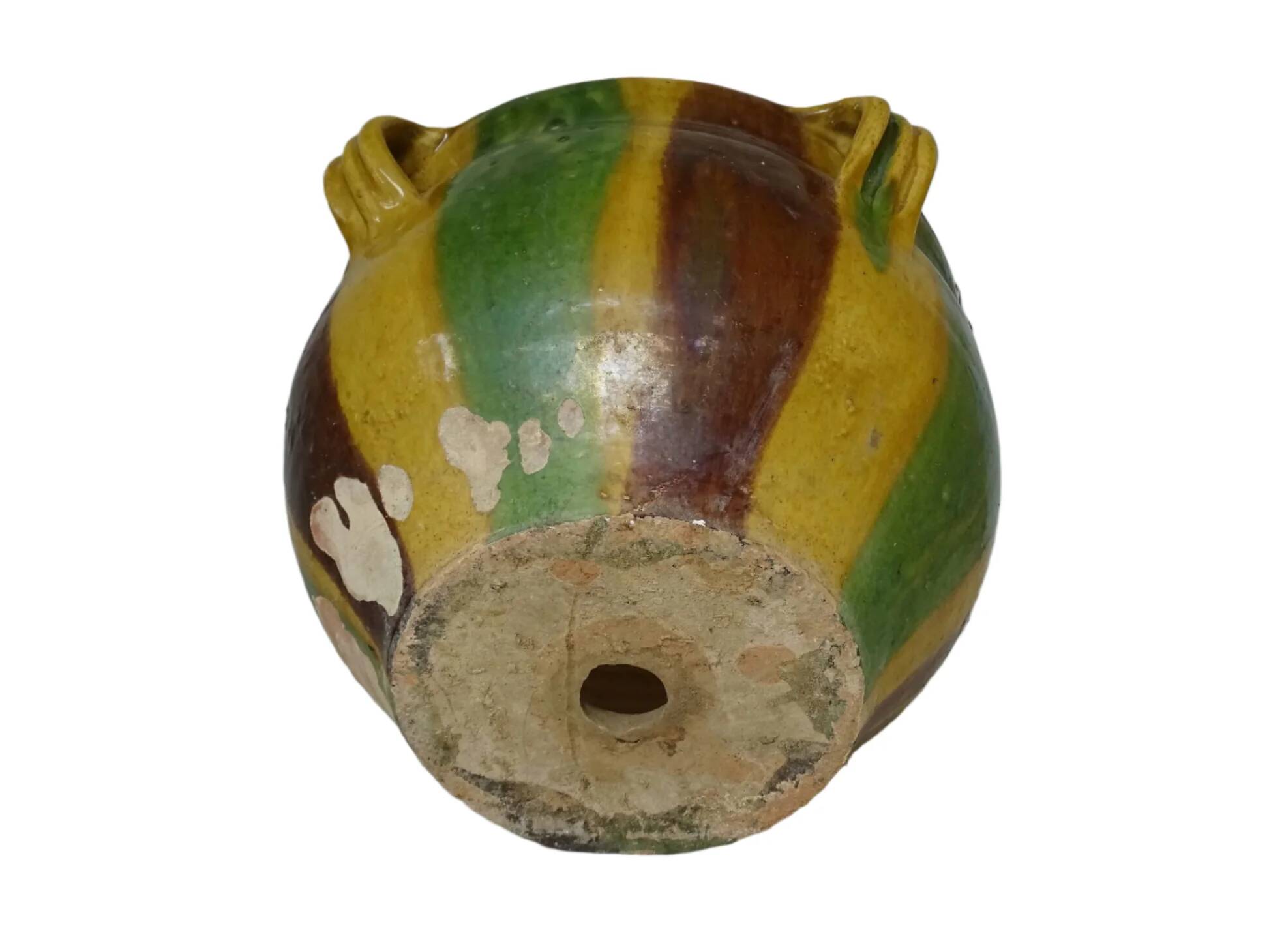 Jardinière antique française en terre cuite de Castelnaudary