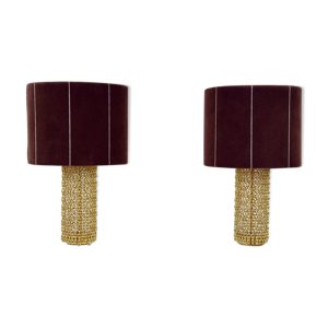 paire de lampes aux chainettes