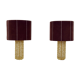 Pair of lamps with chains