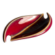 Red and brown Verceram cup
