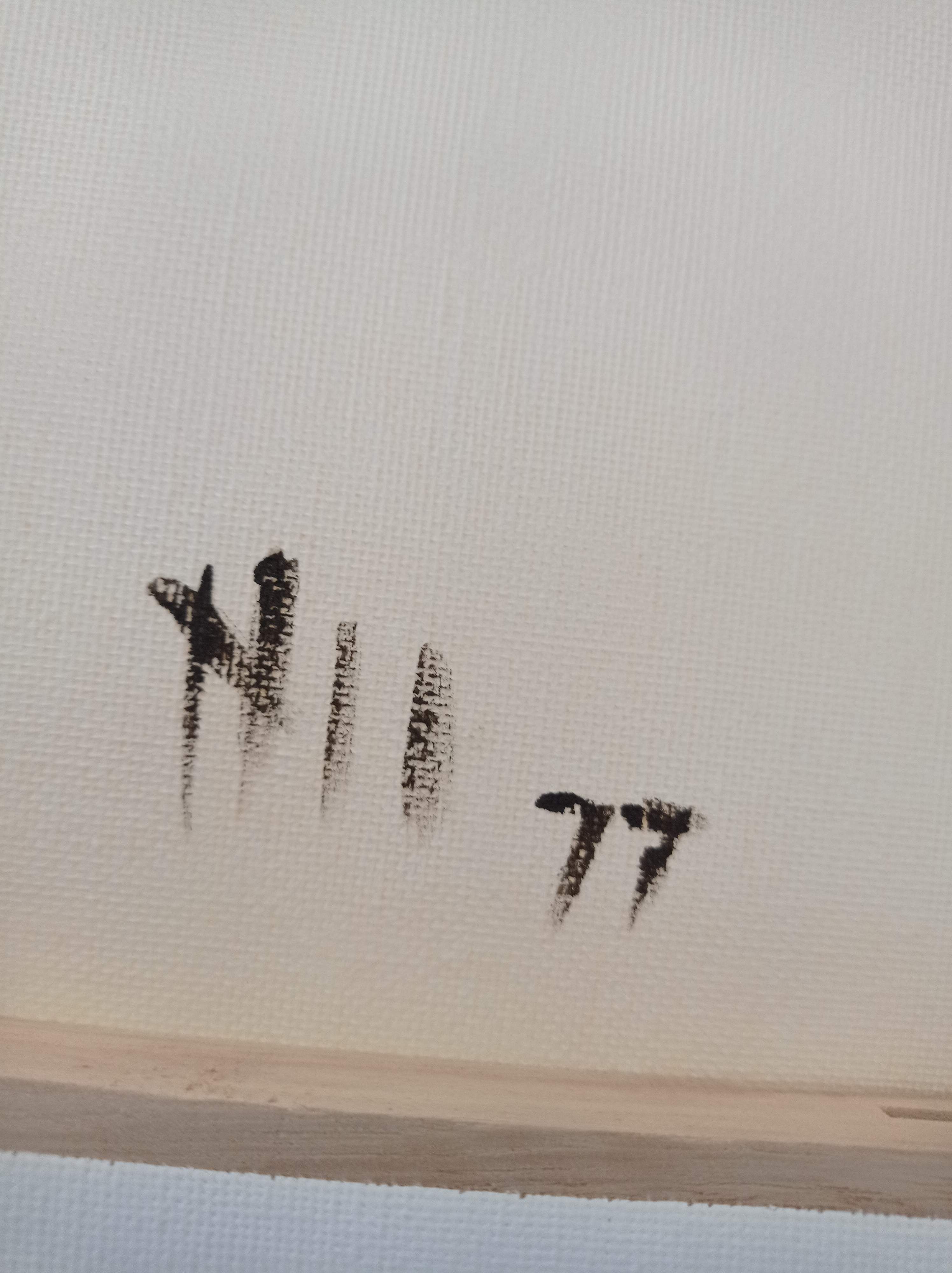 Minimalist style canvas