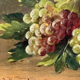 Josef Mansfeld (1819-1894). Still life with flowers and fruit.