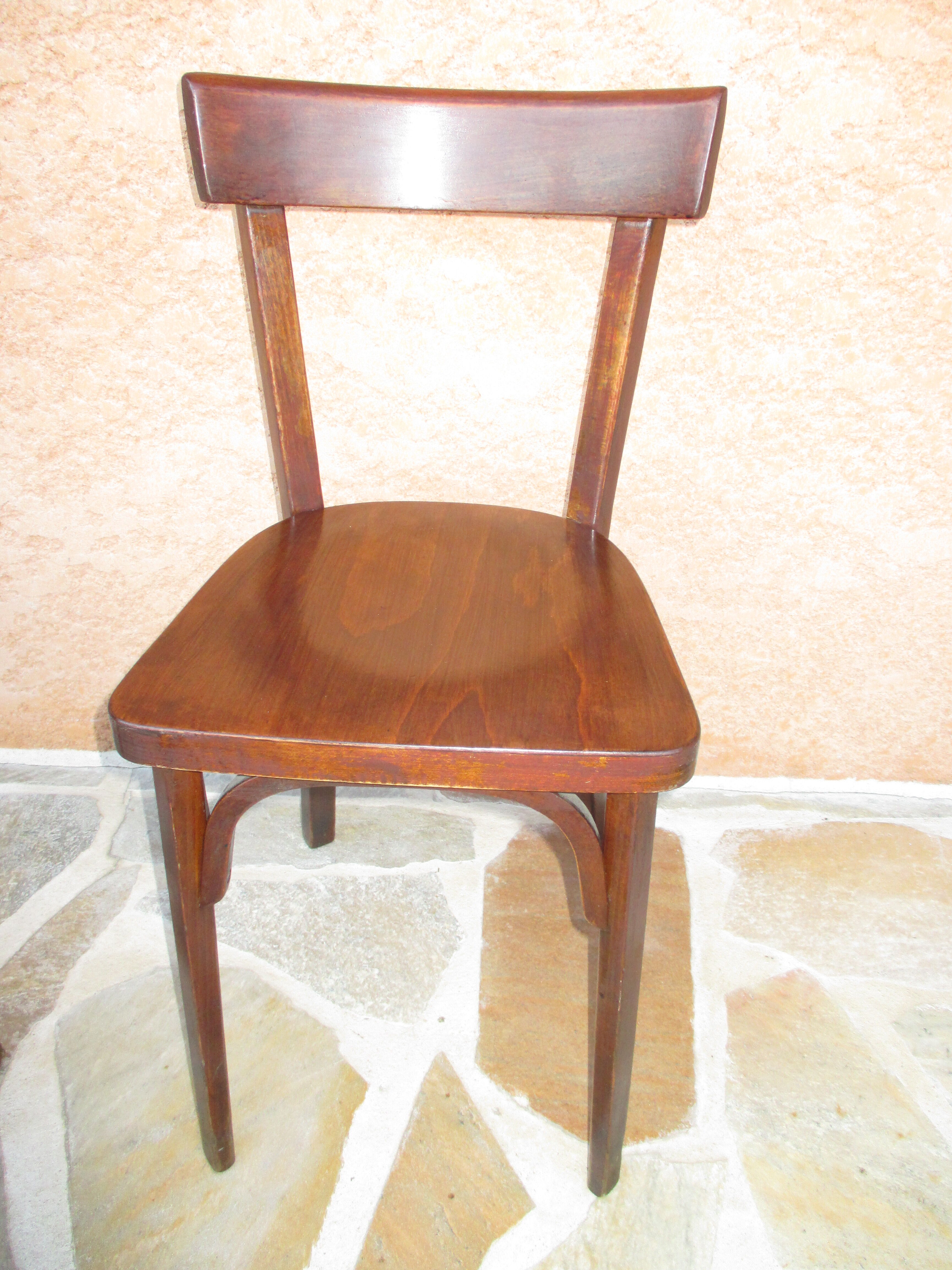 Set of 4 chairs bistro Baumann 1960