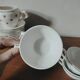 Coffee or tea set in Earthenware St Amand