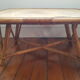 Rattan coffee table