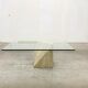 Italian travertine coffee table from Artedi, 1970s
