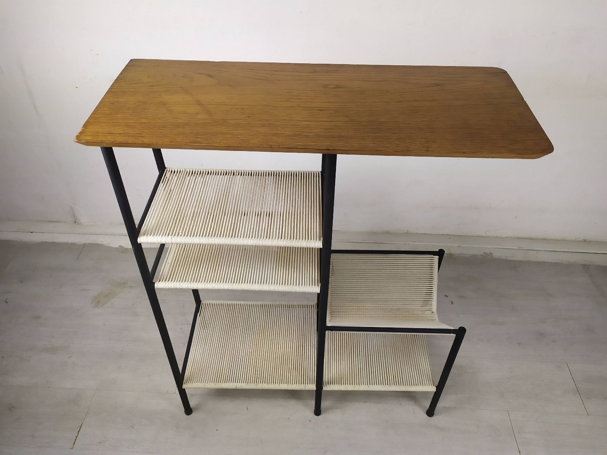 Étagère vintage corde