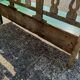 Wooden bench