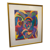 Tableau Zig Zag Pierre Wittmann Contemporain