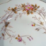 6 assiettes creuses en porcelaine. Art nouveau
