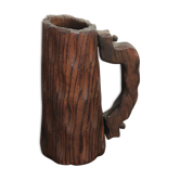 Raw wooden chop
