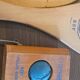 Basque pelota game with 2 rackets and 1 ball from the 50s and 60s, Guéthary boy in wood.