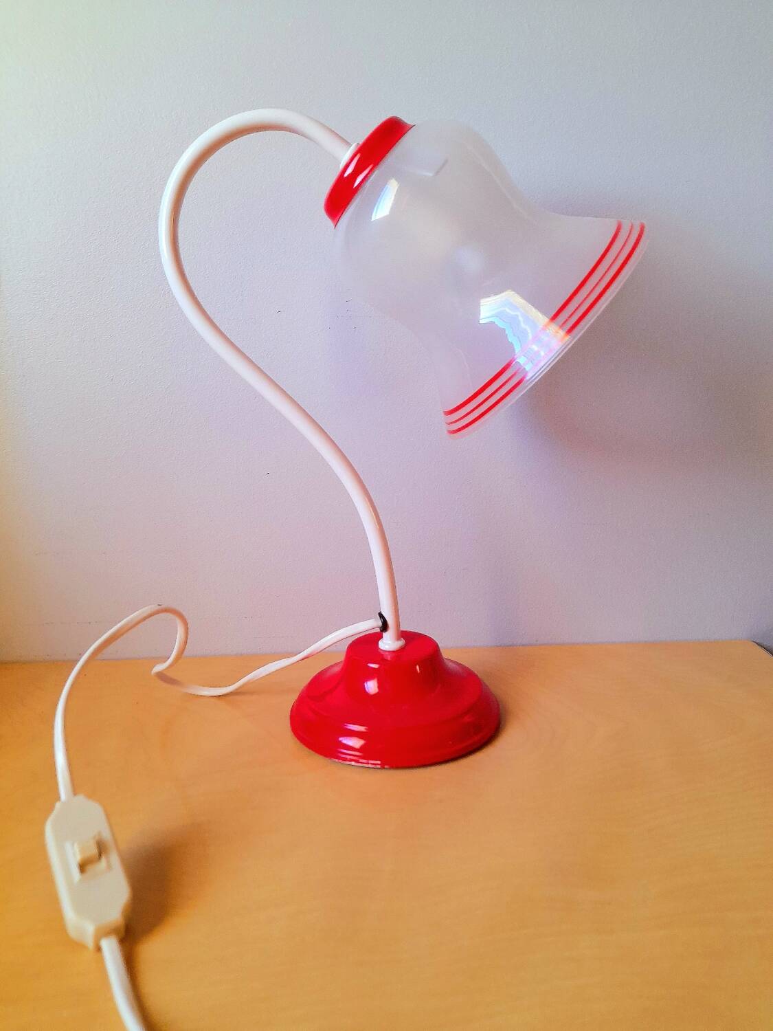 1980s metal desk lamp