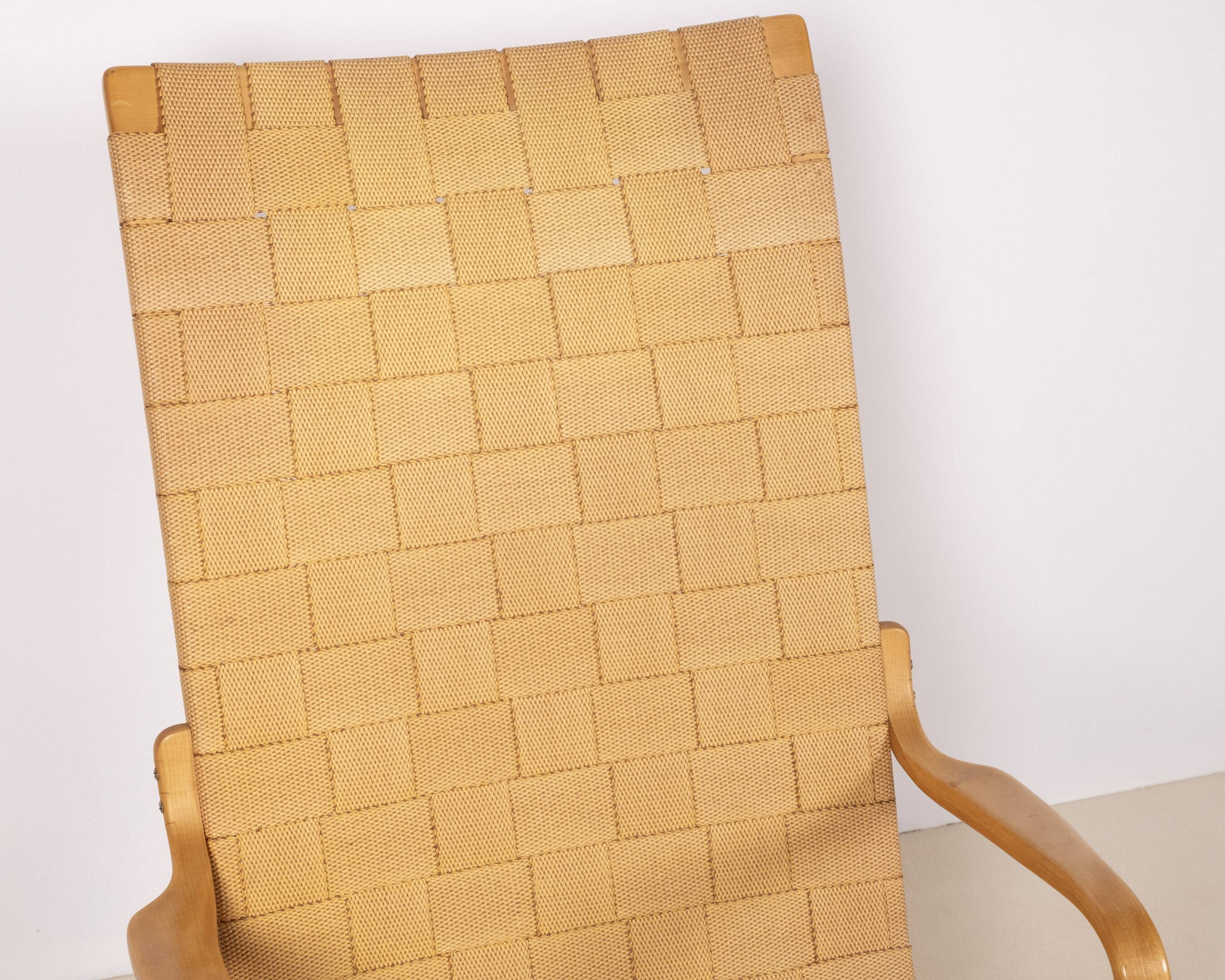 Bruno Mathsson lounge chair High Eva for Firma Karl Mathsson, Sweden