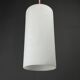 Italian opaline glass pendant light from the mid-century, 1960s, set of 2.