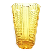 Art Deco vase, crystal, Bohemia, Czech Republic, 1930s